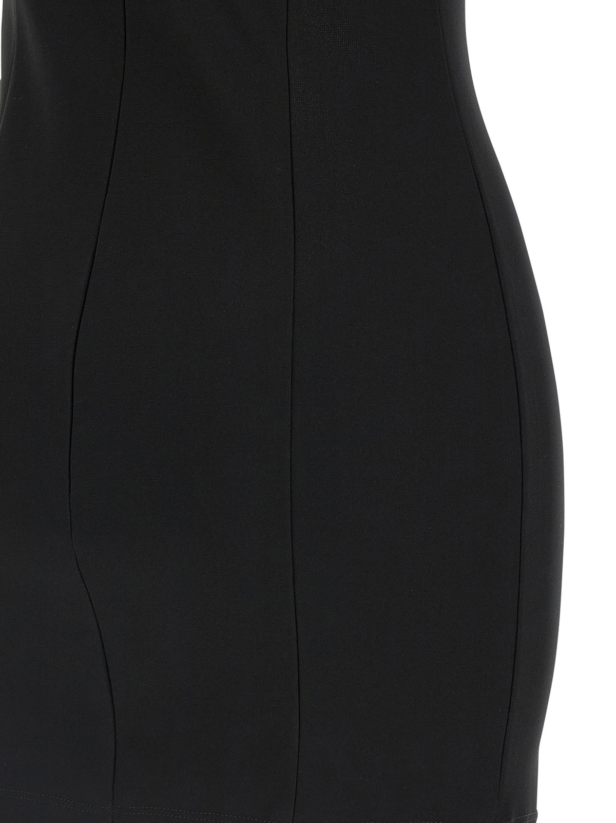 Nensi Dojaka Black Viscose Short Dress