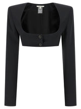 Nensi Dojaka Black Virgin Wool Blazer
