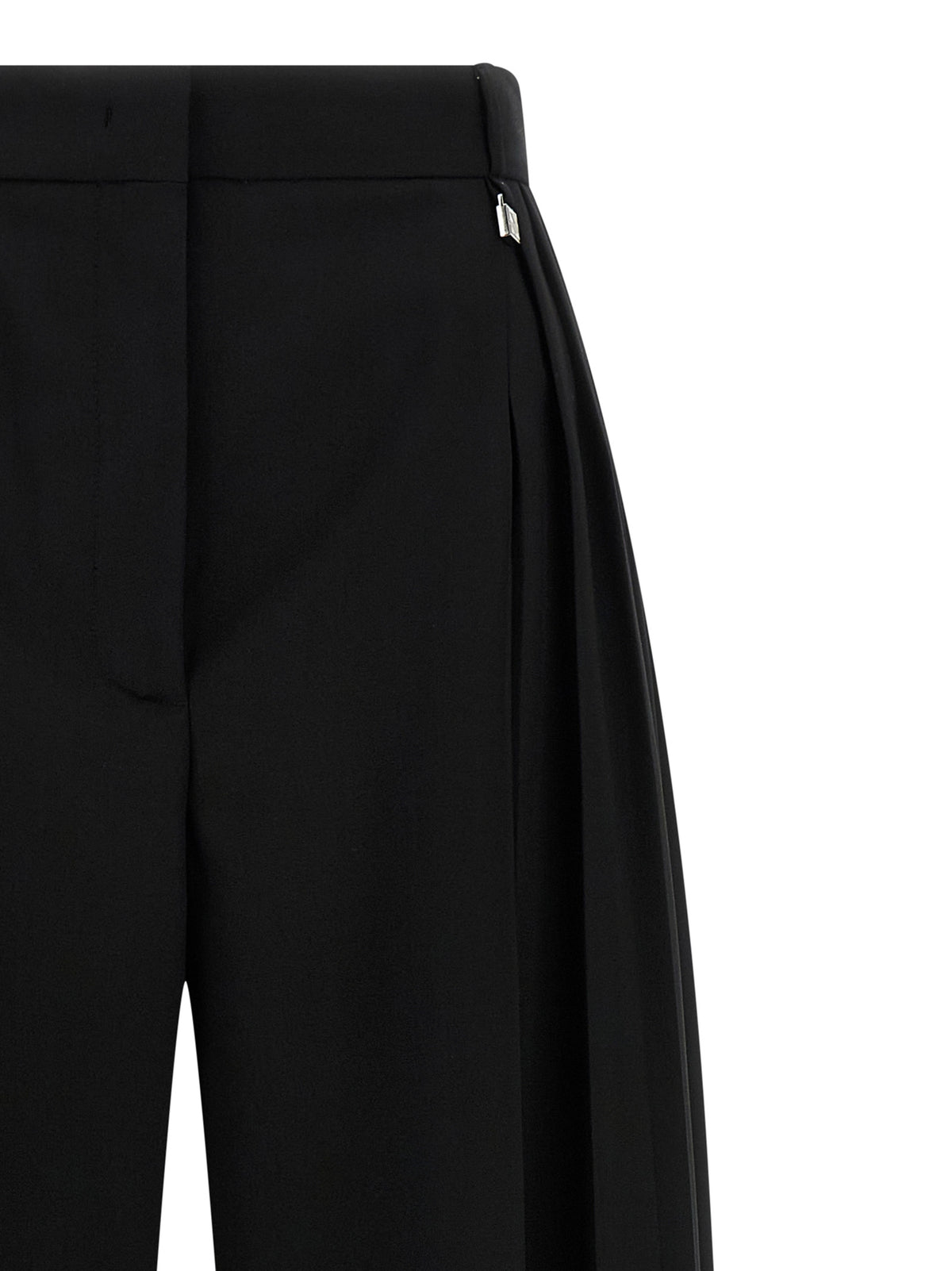 Giuseppe Di Morabito Black Virgin Wool Dress Pants