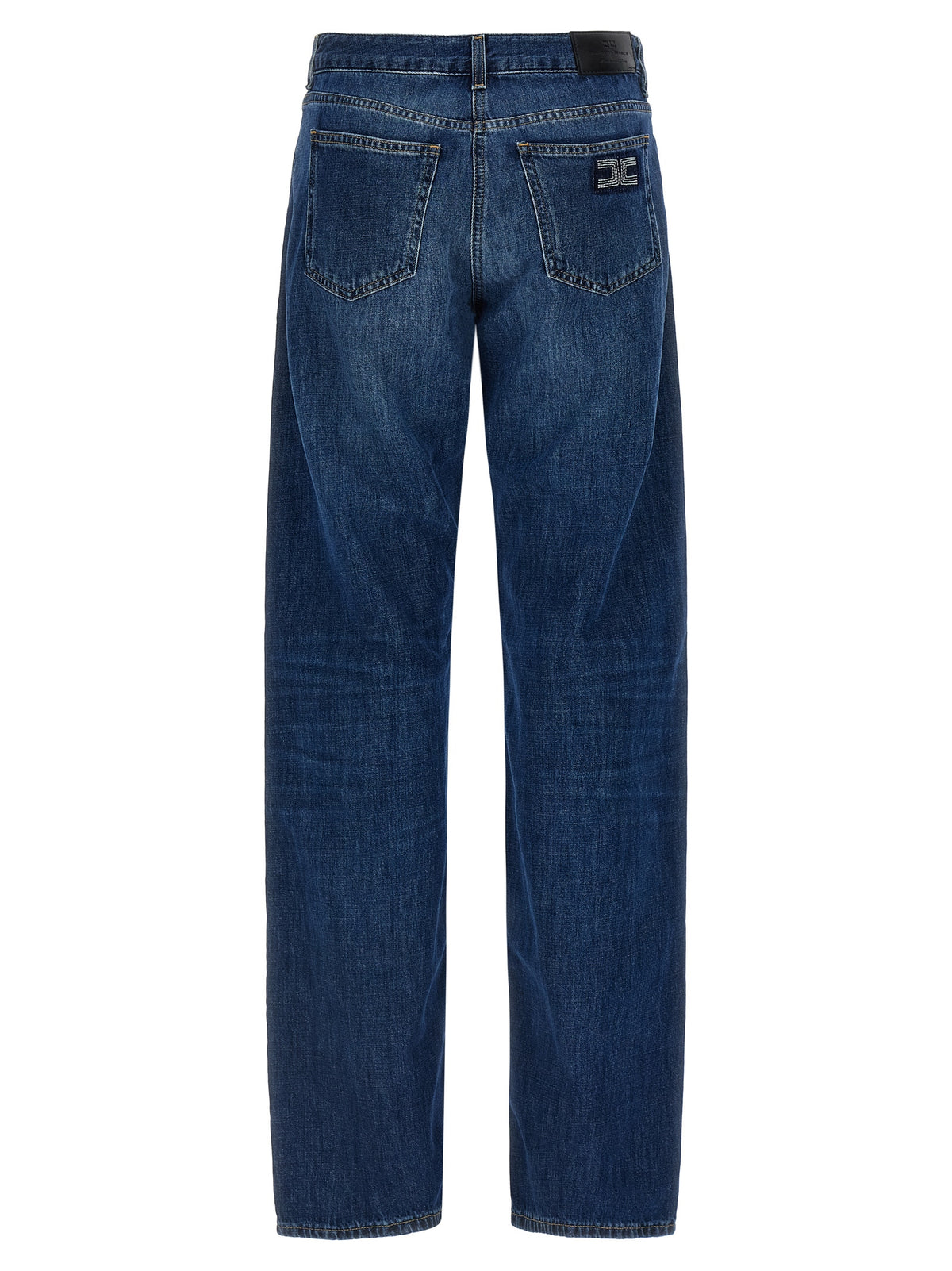 Elisabetta Franchi Blue Cotton Jeans Denim