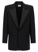 Saint Laurent Black Wool Blazer