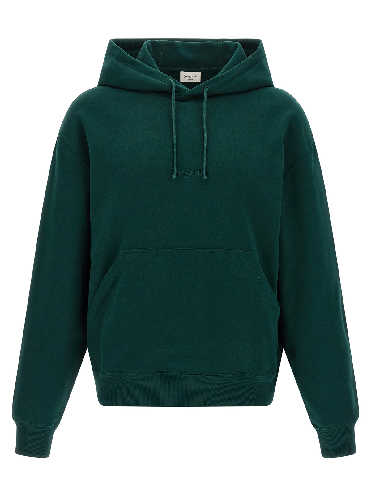 Sweat-shirt bicolore en coton Saint Laurent