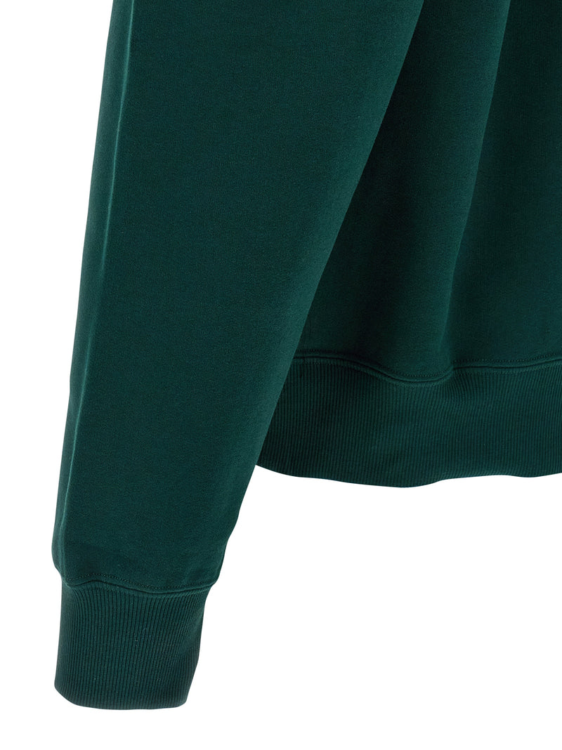 Sweat-shirt bicolore en coton Saint Laurent