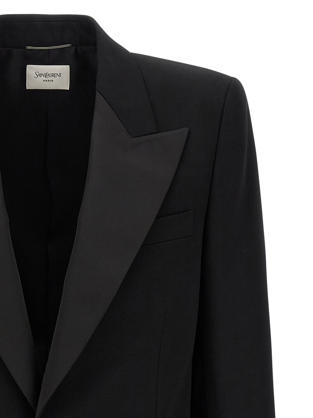 Saint Laurent Black Wool Blazer