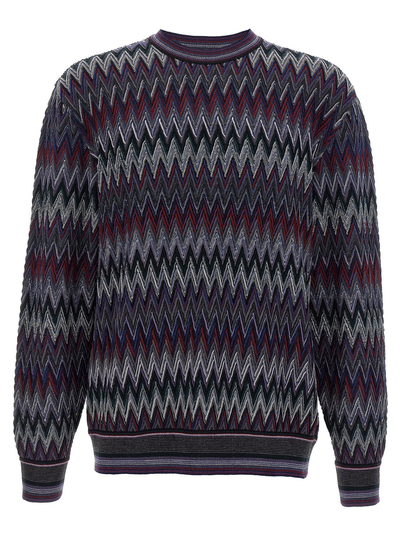 Missoni Blue Wool Cardigan - Stylish Italian Craftsmanship