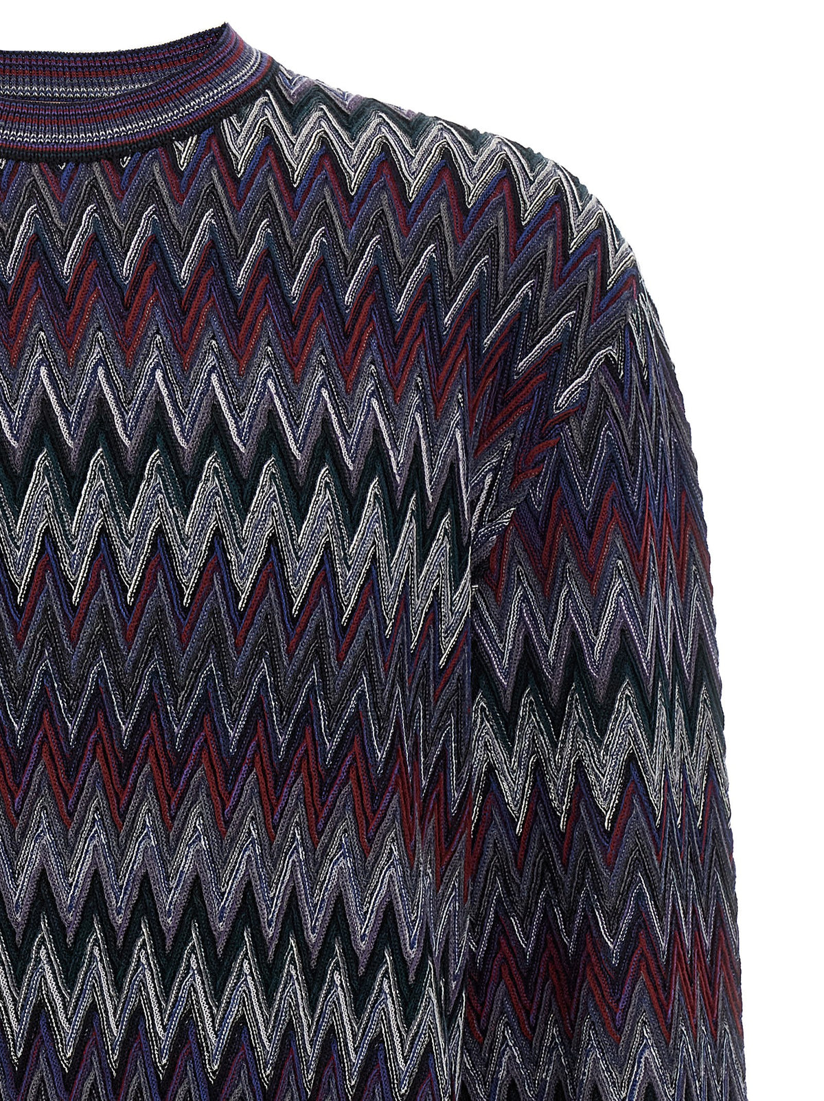 Missoni Blue Wool Cardigan