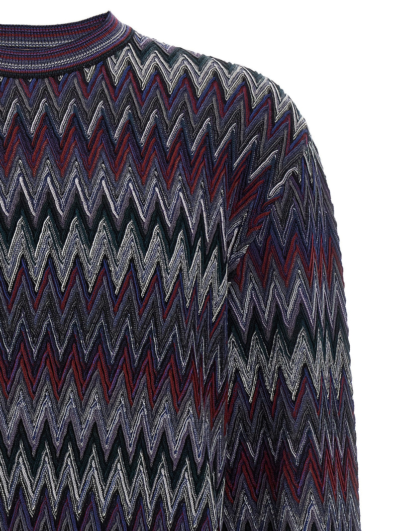 Missoni Blue Wool Cardigan - Stylish Italian Craftsmanship