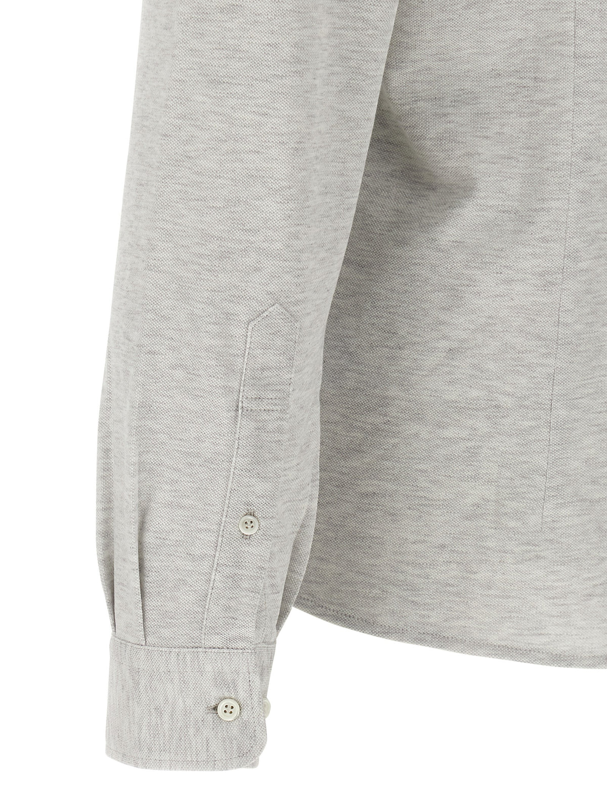 Chemisier Brunello Cucinelli en coton gris