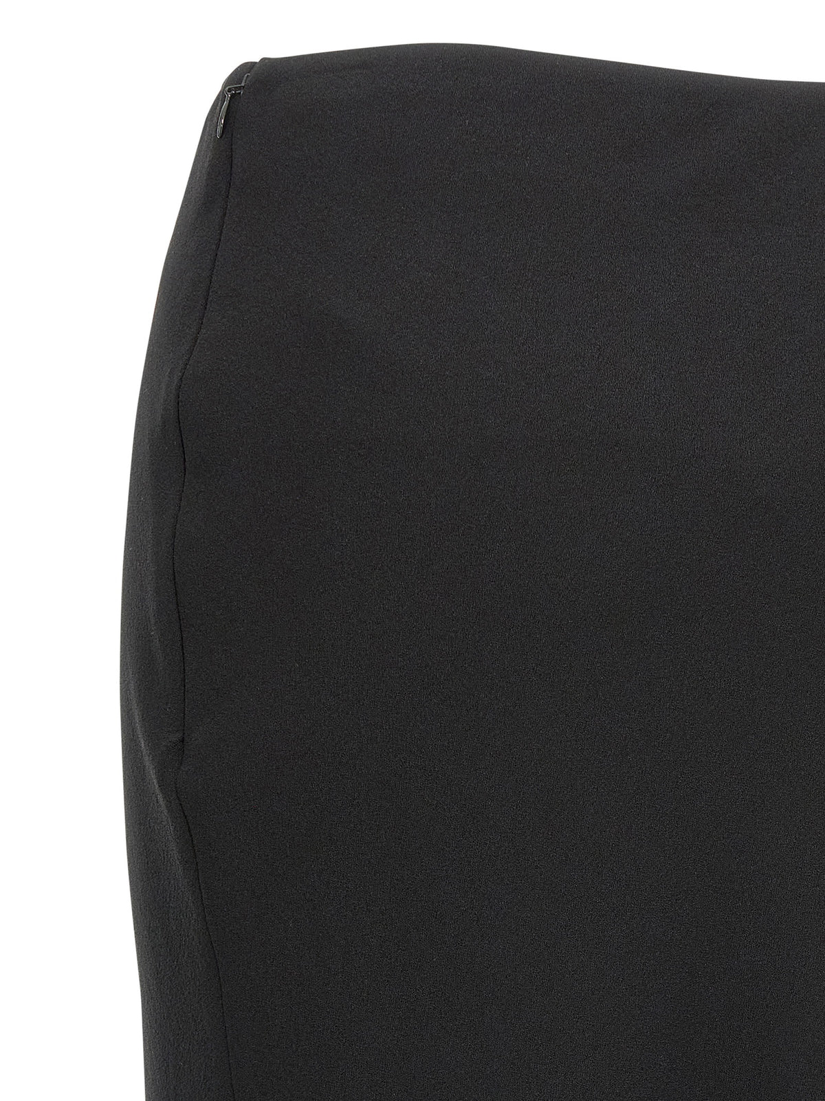 Alessandra Rich Black Virgin Wool Mini Skirt