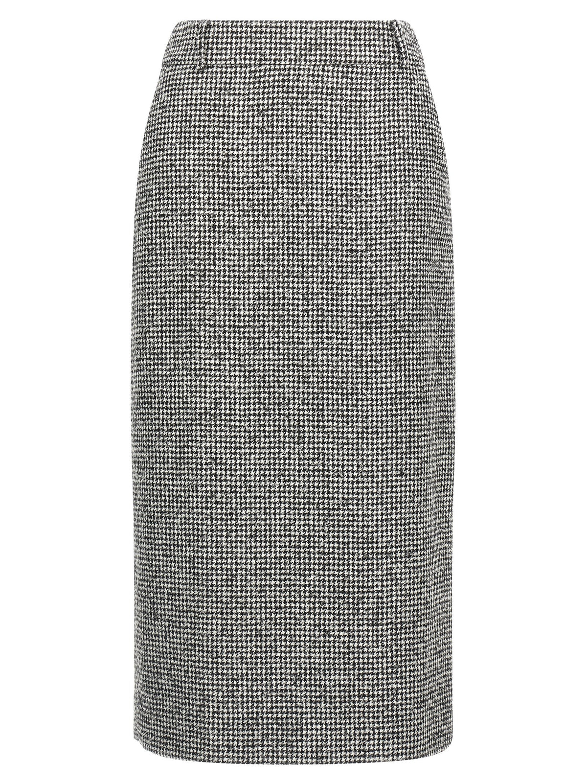 Jupe midi bicolore en laine Ermanno Scervino