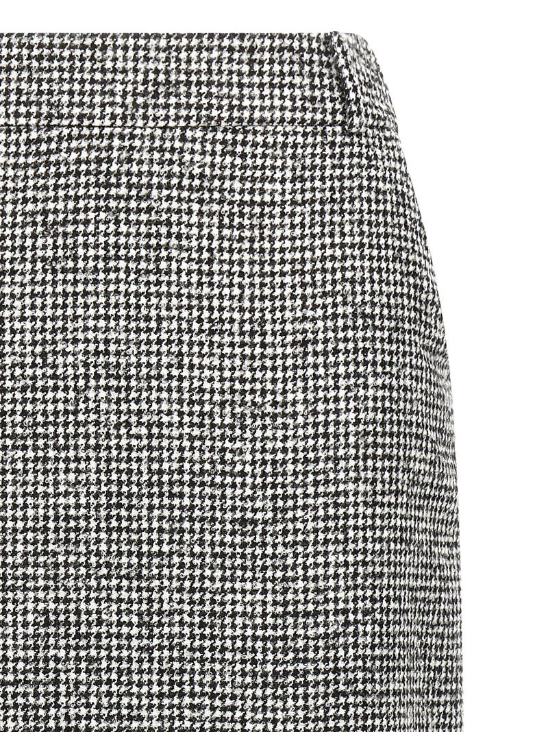 Jupe midi bicolore en laine Ermanno Scervino