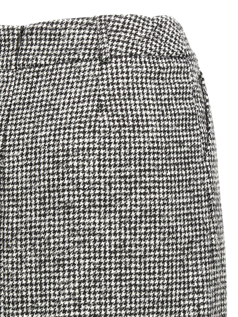 Jupe midi bicolore en laine Ermanno Scervino