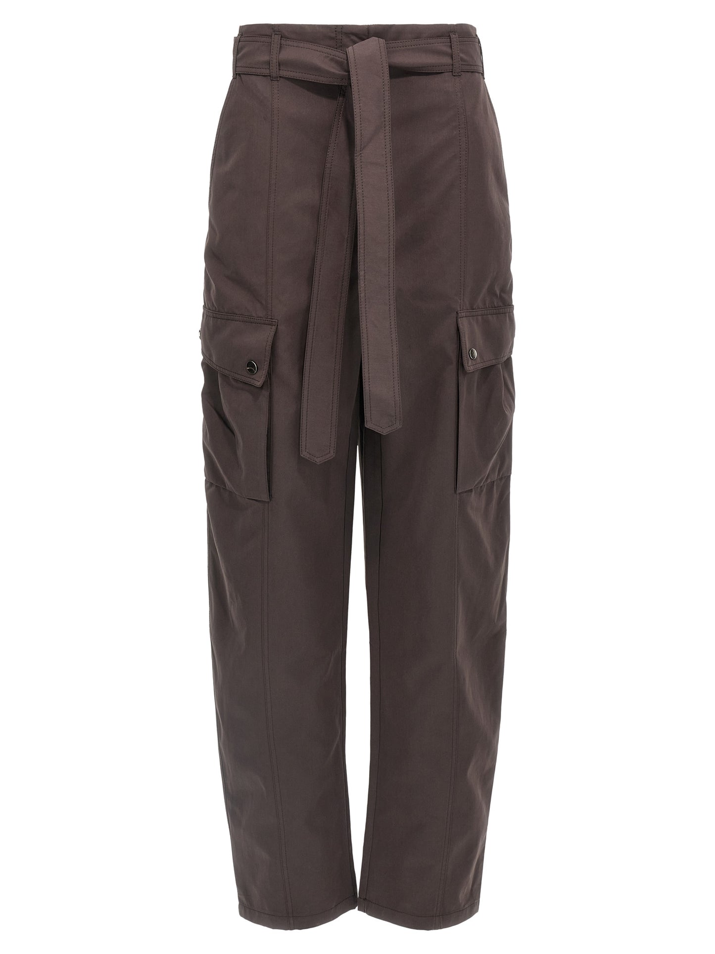 The Andamane Brown Polyester Cargo Pants