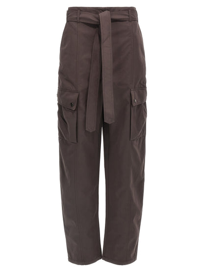 The Andamane Brown Polyester Cargo Pants