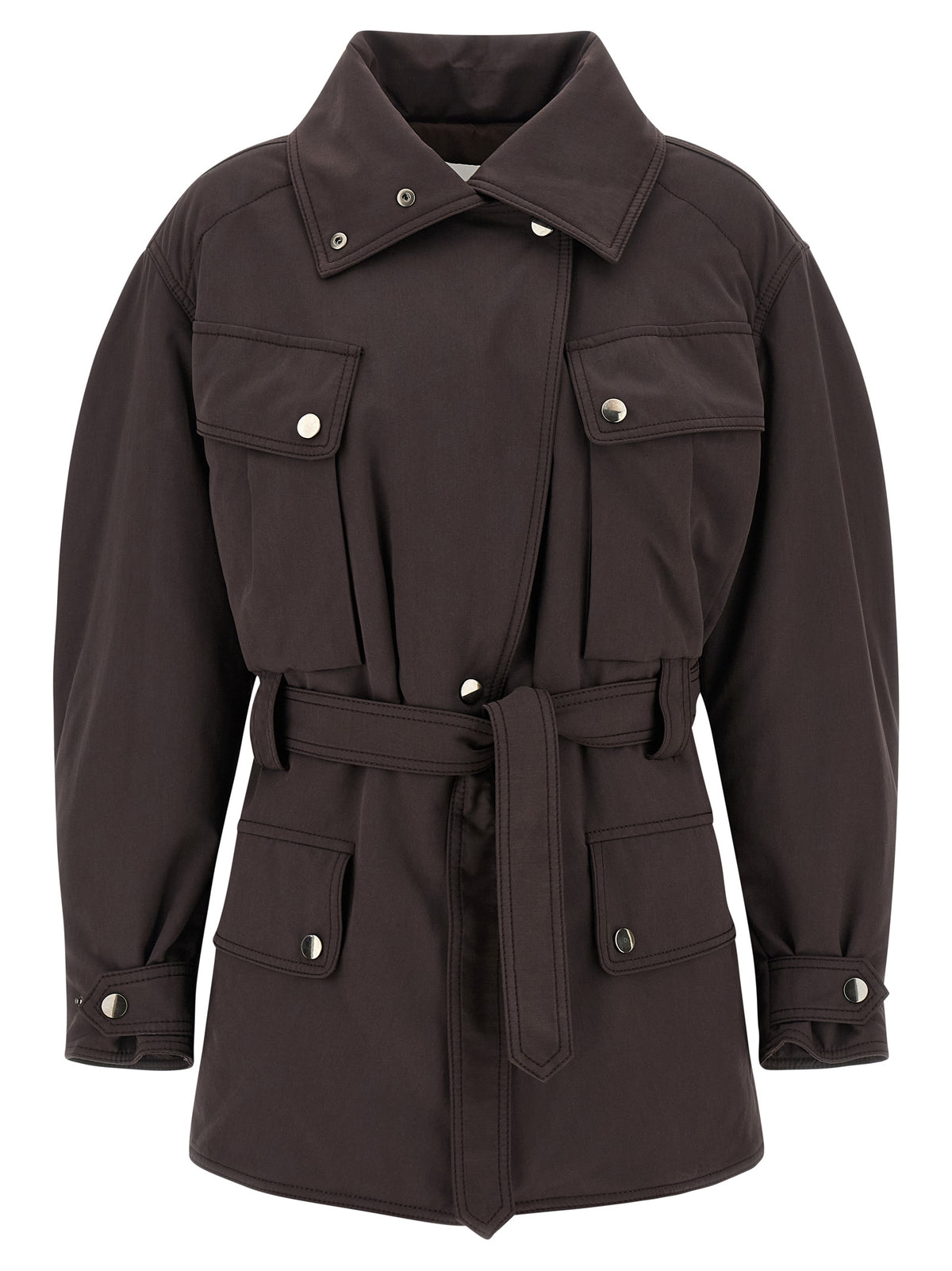 The Andamane Xandra Brown Polyester Parka