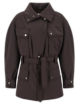 The Andamane Xandra Brown Polyester Parka