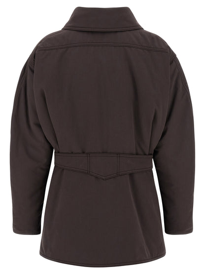 The Andamane Brown Polyester Parka