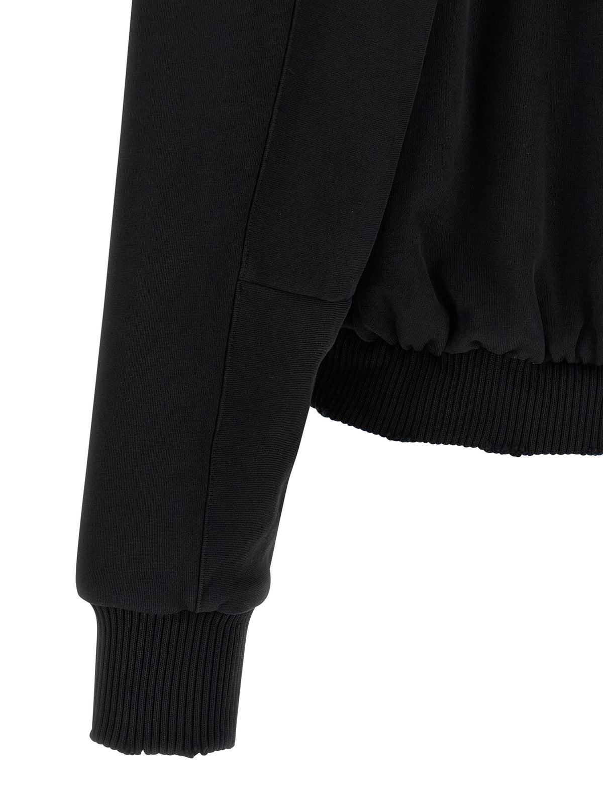 Thom Krom Black Cotton Sweatshirt