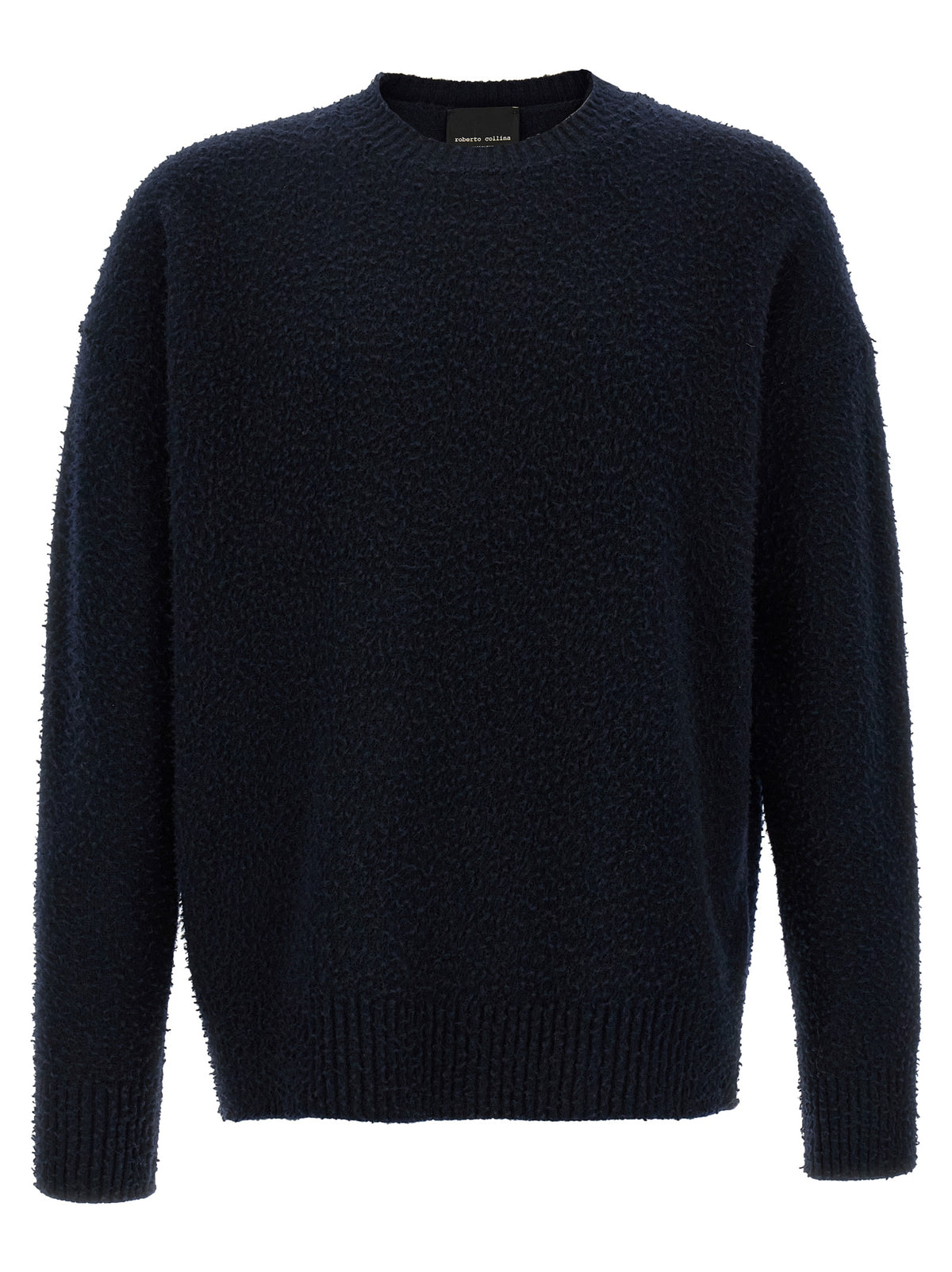 Roberto Collina Blue Merino Wool Cardigan