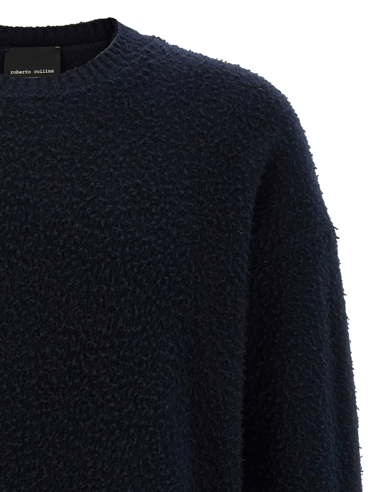 Roberto Collina Blue Merino Wool Cardigan