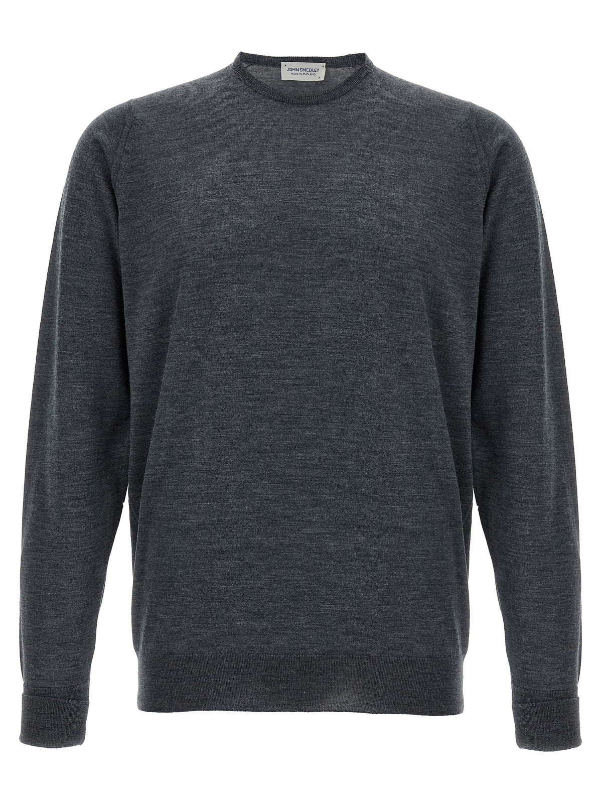 JOHN SMEDLEY Gray Merino Wool Cardigan