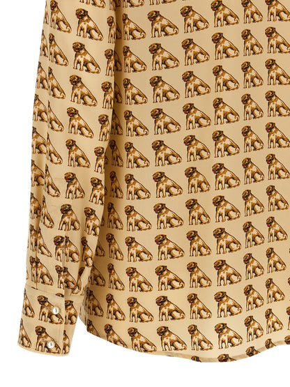 Valentino Garavani Beige Silk Blouse