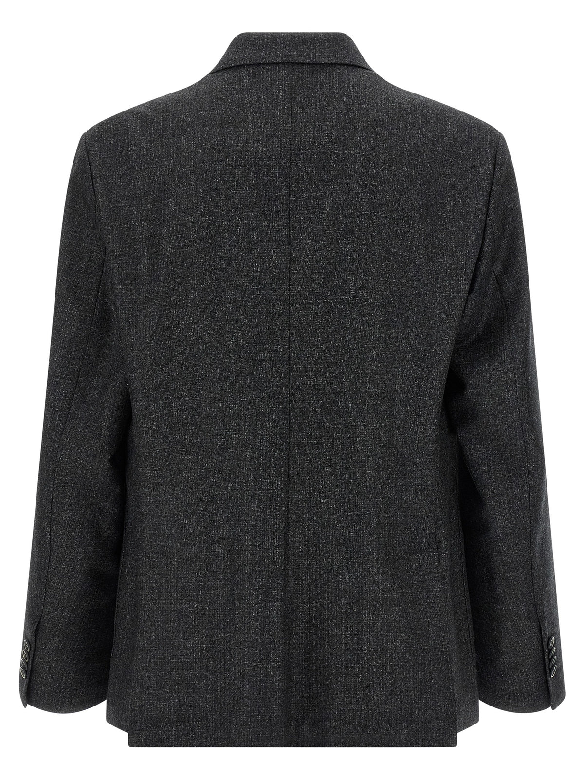 BARENA Gray Virgin Wool Blazer