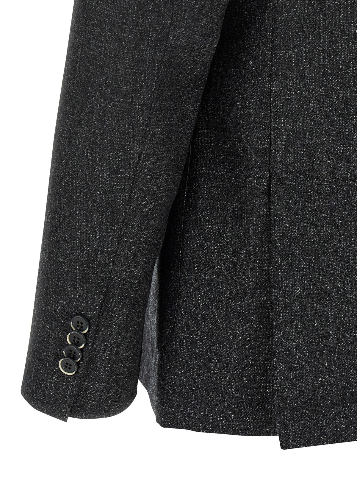 BARENA Gray Virgin Wool Blazer