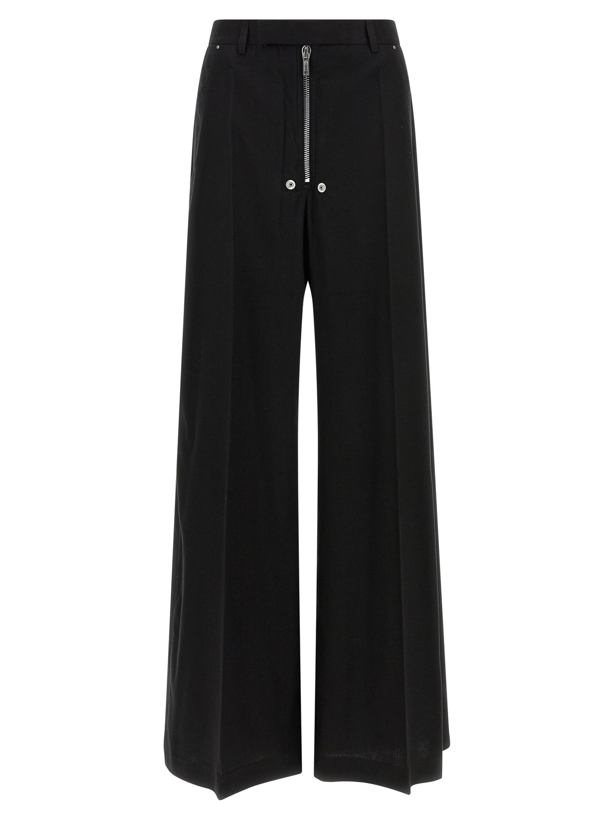 Rick Owens Black Cotton Pants