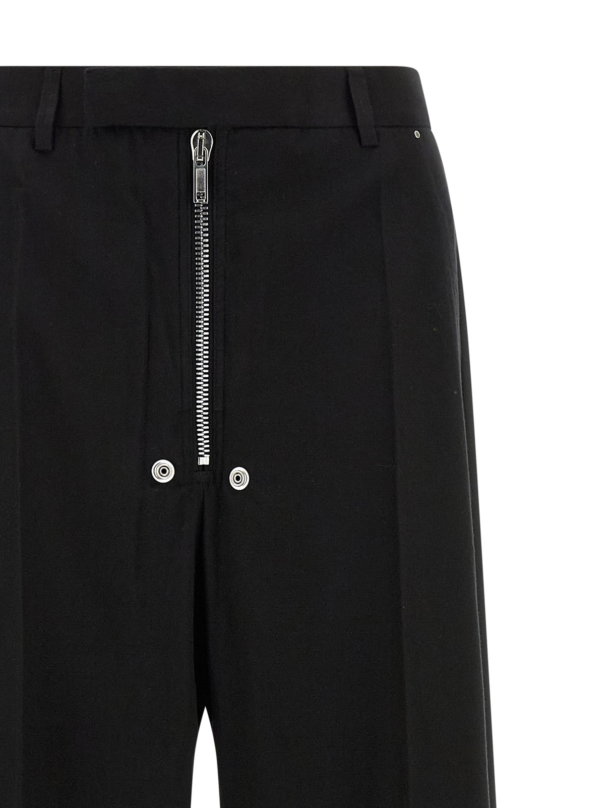 Rick Owens Black Cotton Pants