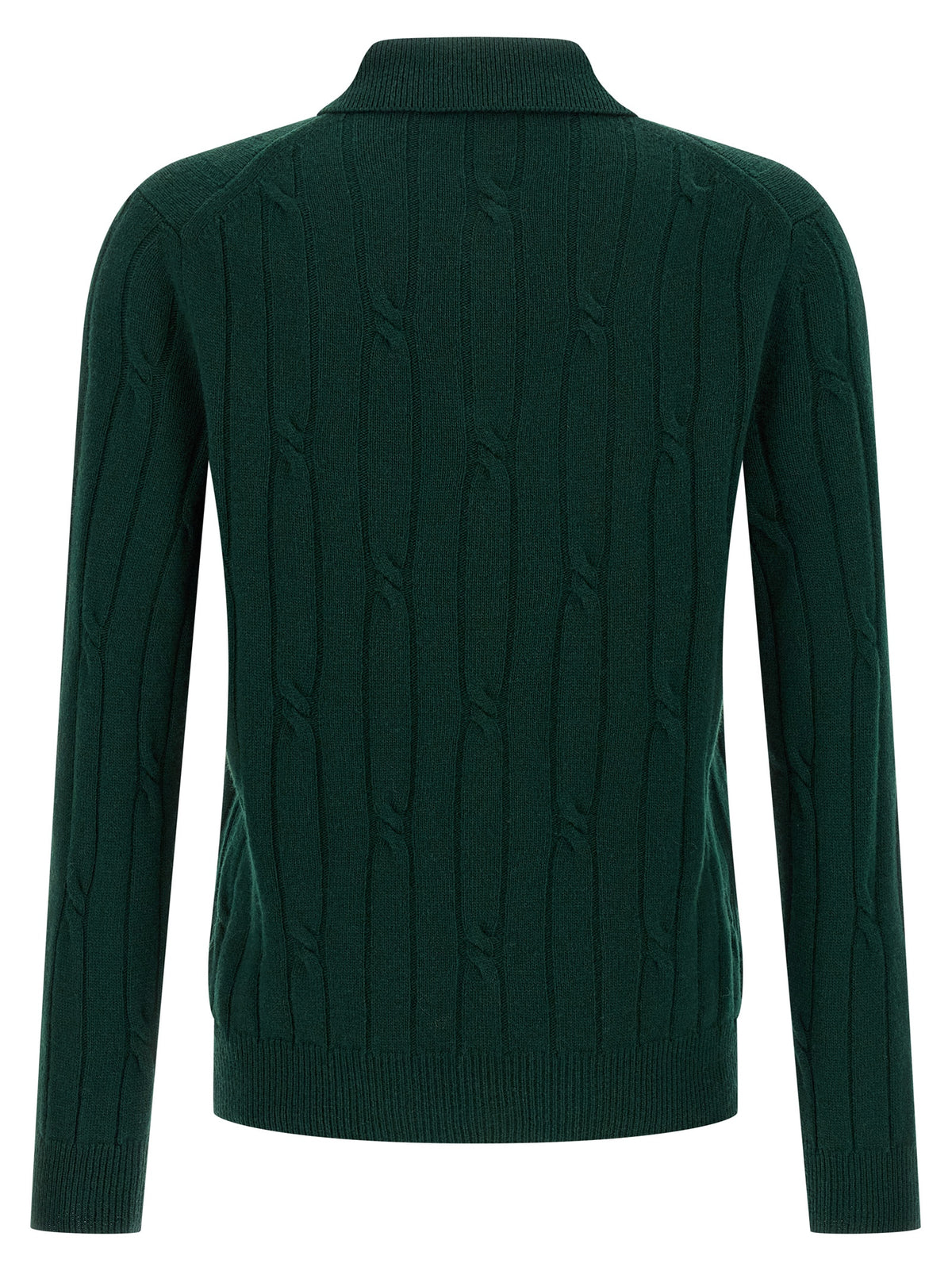 ZANONE Bicolor Virgin Wool Polo Shirt