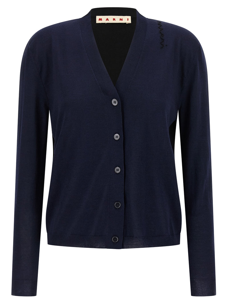 Cardigan Marni multicolore en laine vierge