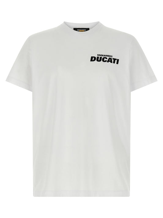 Dsquared² Bicolor Cotton T-Shirt - White/Black