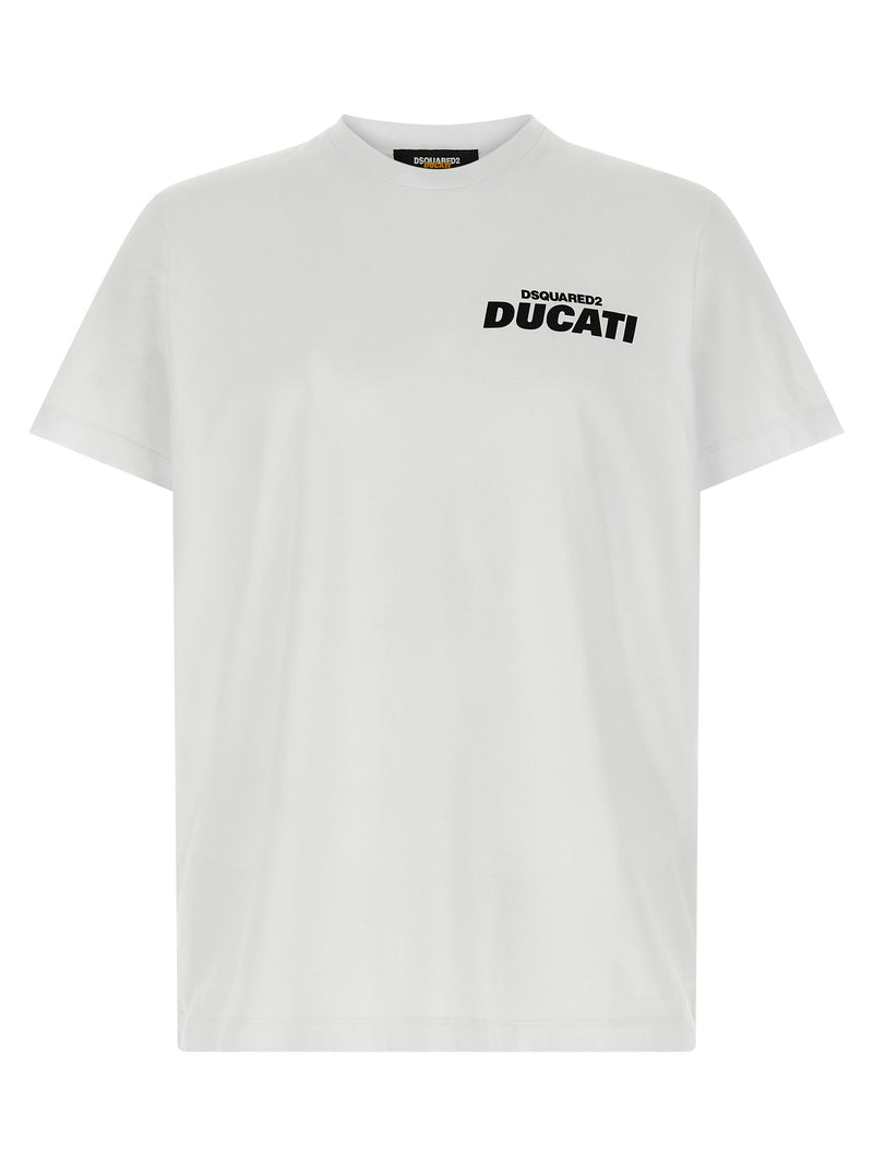 Dsquared² Bicolor Cotton T-Shirt - White/Black