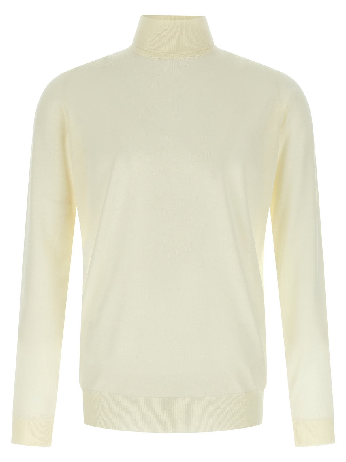JOHN SMEDLEY Black Merino Wool Cardigan