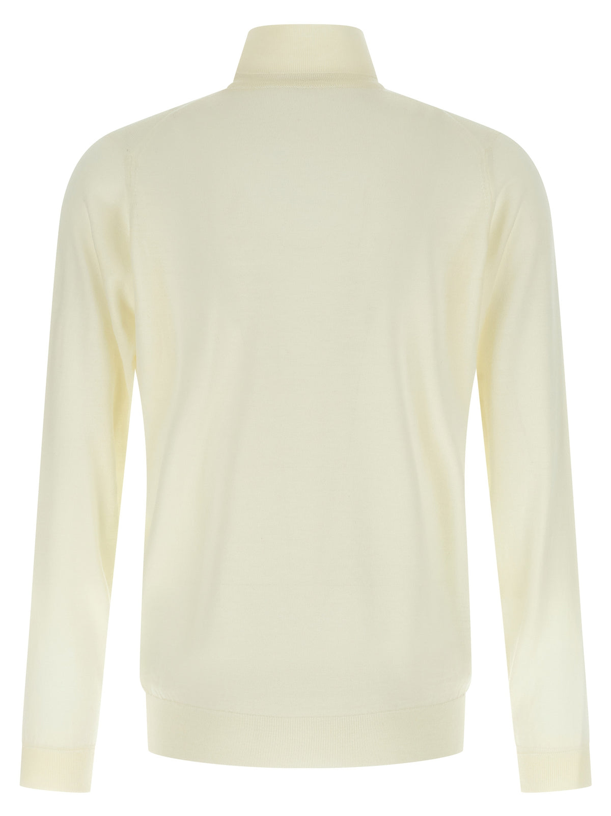 JOHN SMEDLEY Black Merino Wool Cardigan
