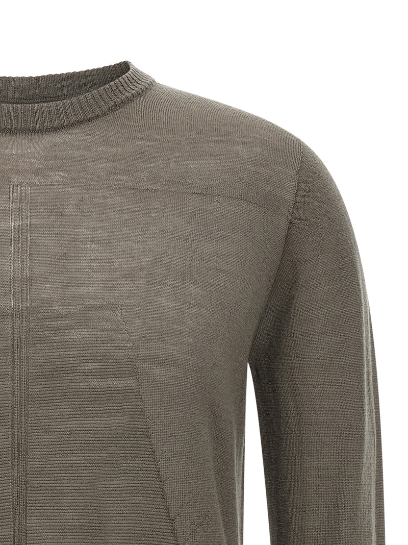 Cardigan en laine gris Rick Owens