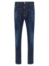 Jean droit en coton bleu Dsquared²