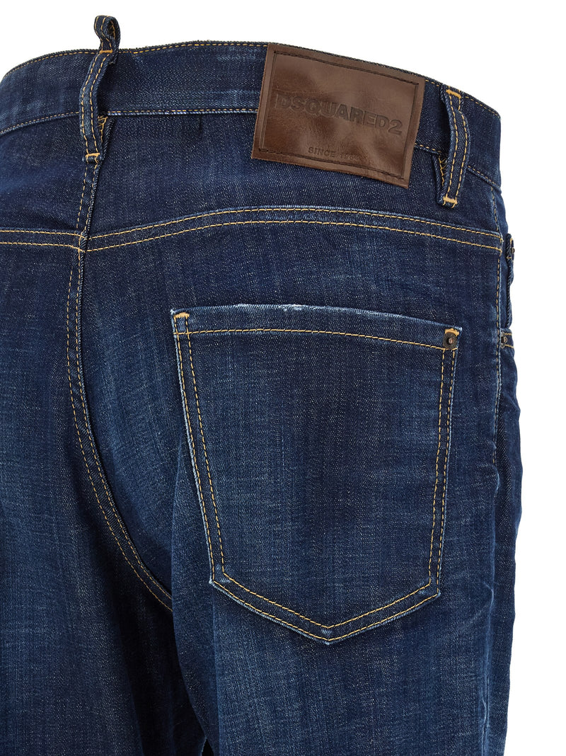 Jean droit en coton bleu Dsquared²