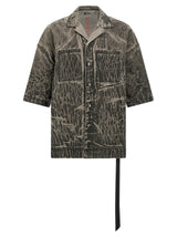 DRKSHDW Gray Cotton Blouse
