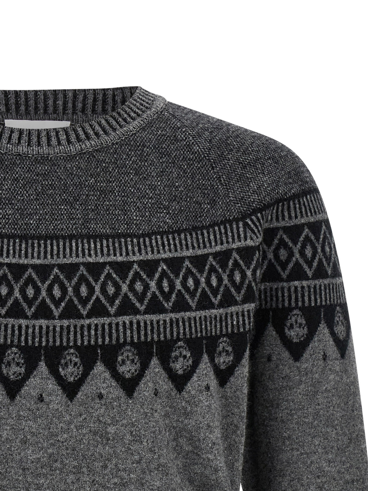 Alexander McQueen Gray Wool Cardigan