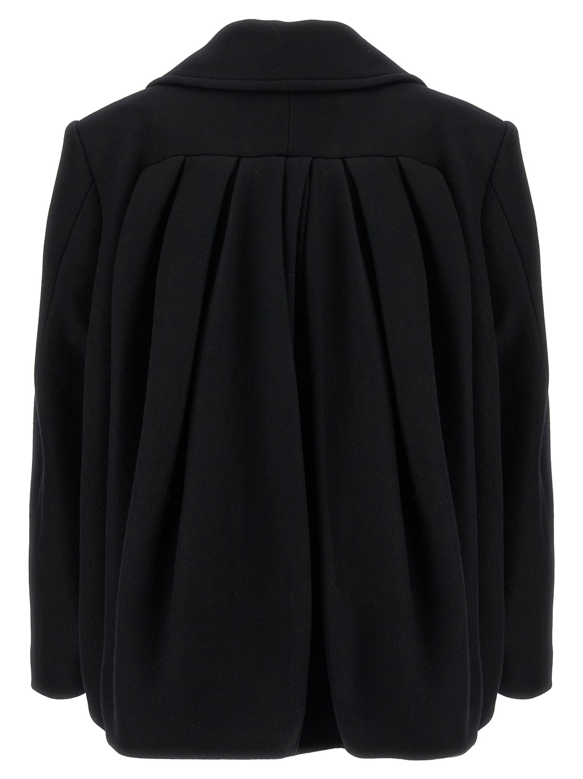Dries Van Noten Black Wool Coat