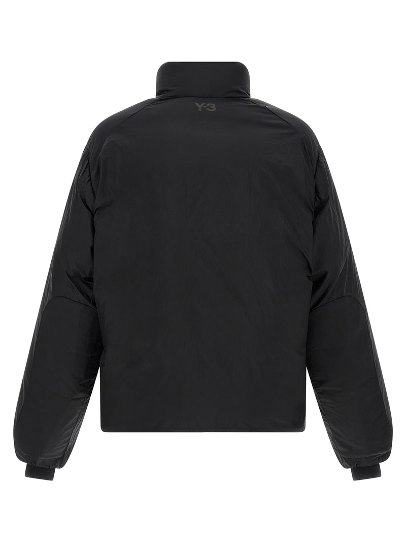 Y-3 Black Polyamide Shell Puffer Jacket