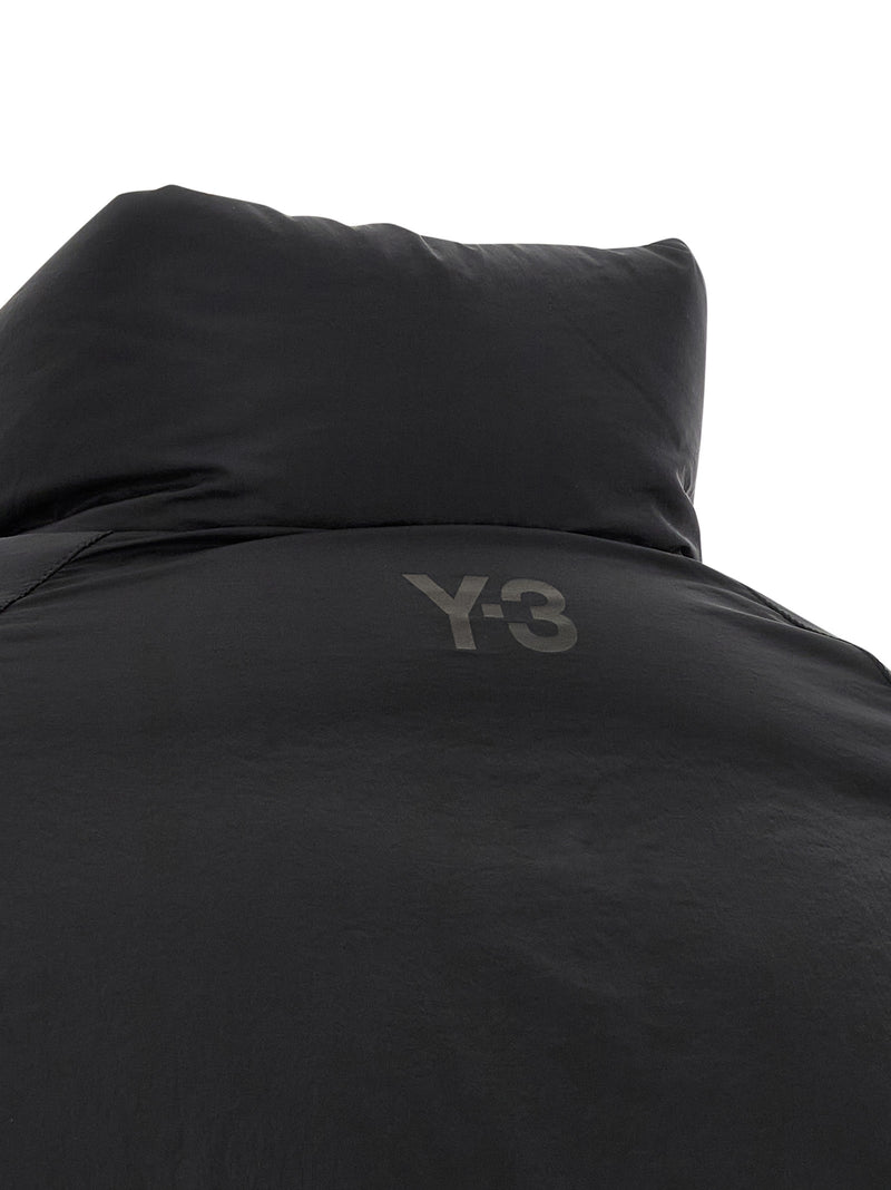 Y-3 Black Polyamide Shell Puffer Jacket