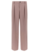 Dries Van Noten Multicolor Wool Dress Pants