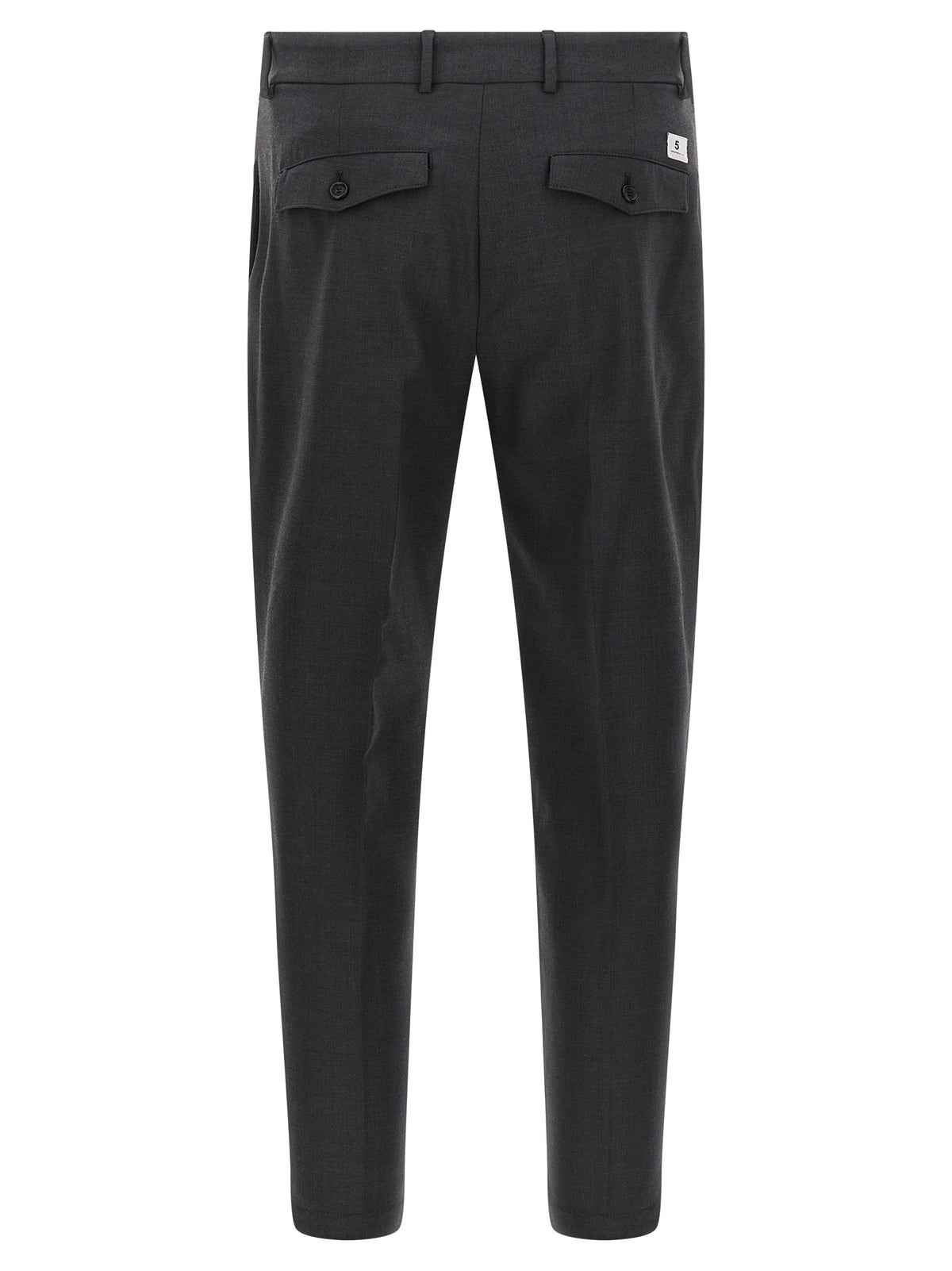 Department 5 Gray Virgin Wool Cropped Pants
