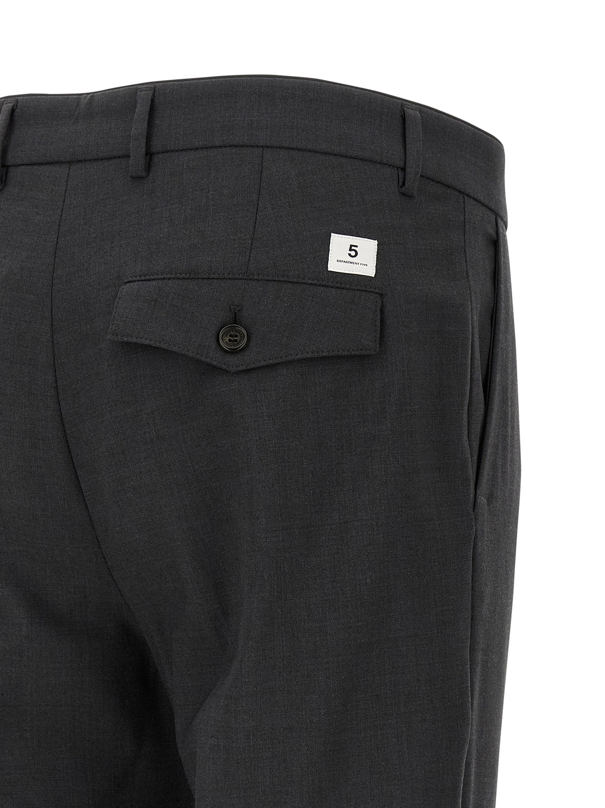 Department 5 Gray Virgin Wool Cropped Pants