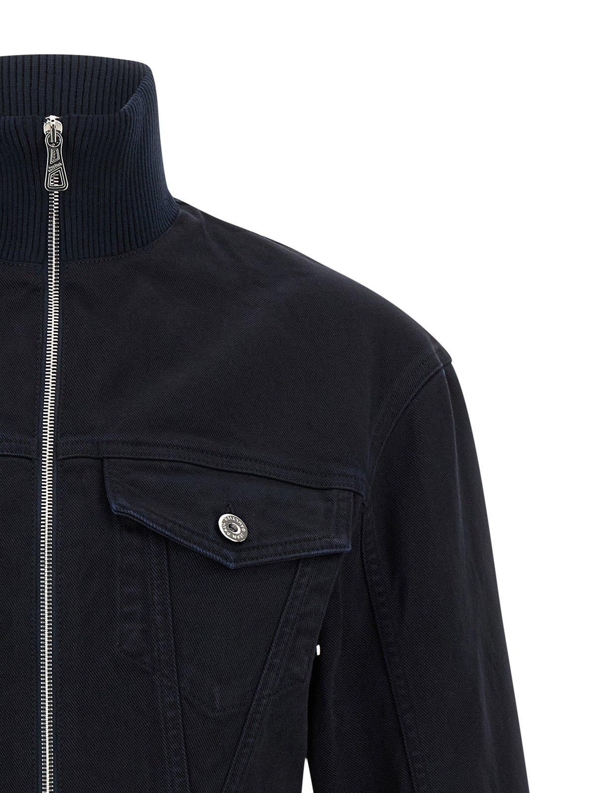 Jean Paul Gaultier Blue Cotton Denim Jacket