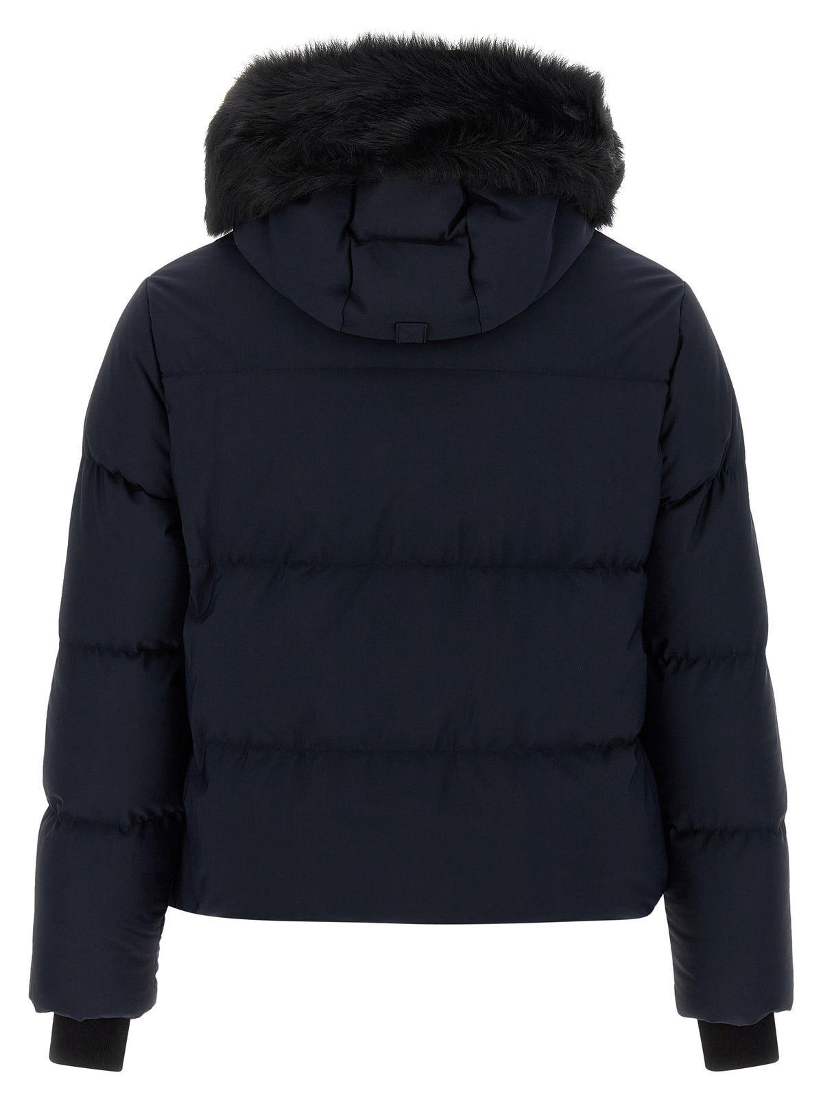 Moose Knuckles Blue Nylon Full-Length Jacket