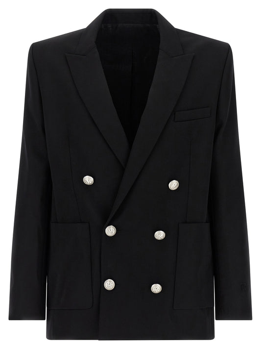Balmain Black Virgin Wool Blazer